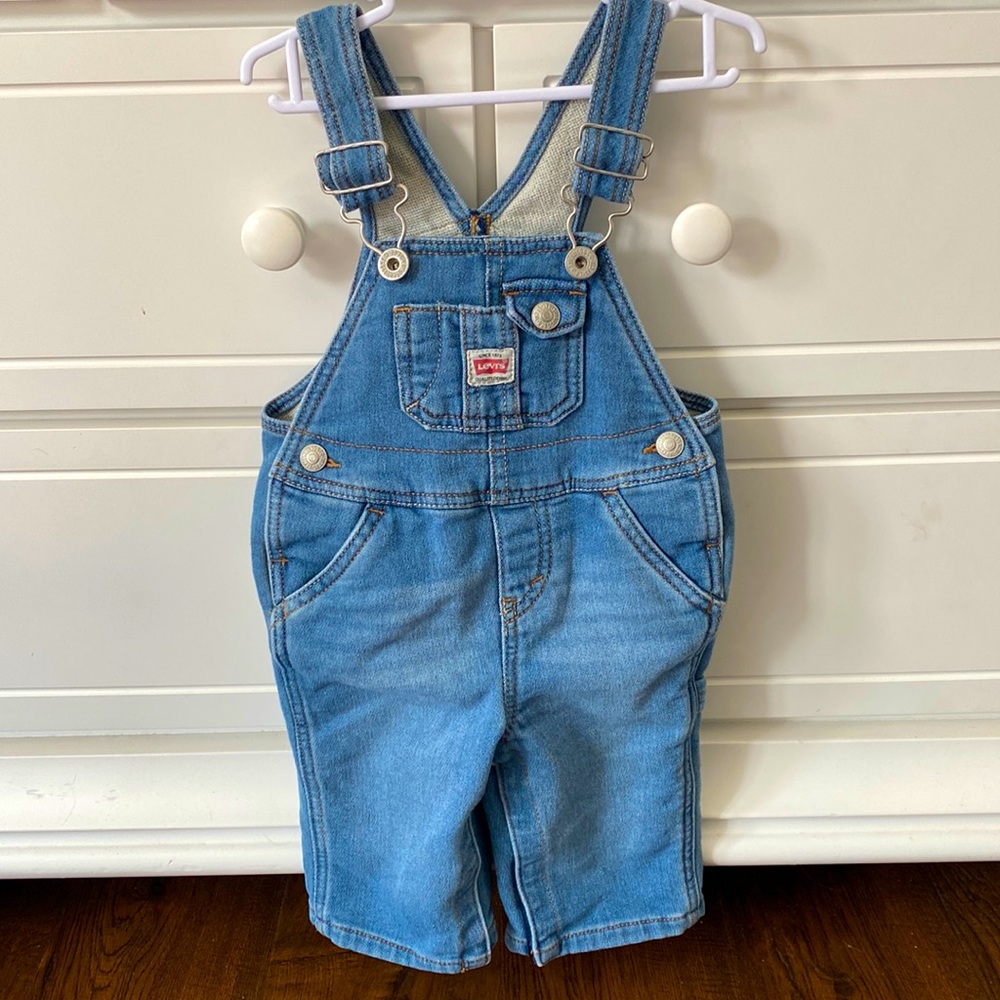 Levi’s 3-6 month denim overalls